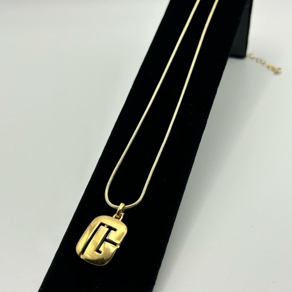 Balmain Logo Necklace - Picture 2 of 6